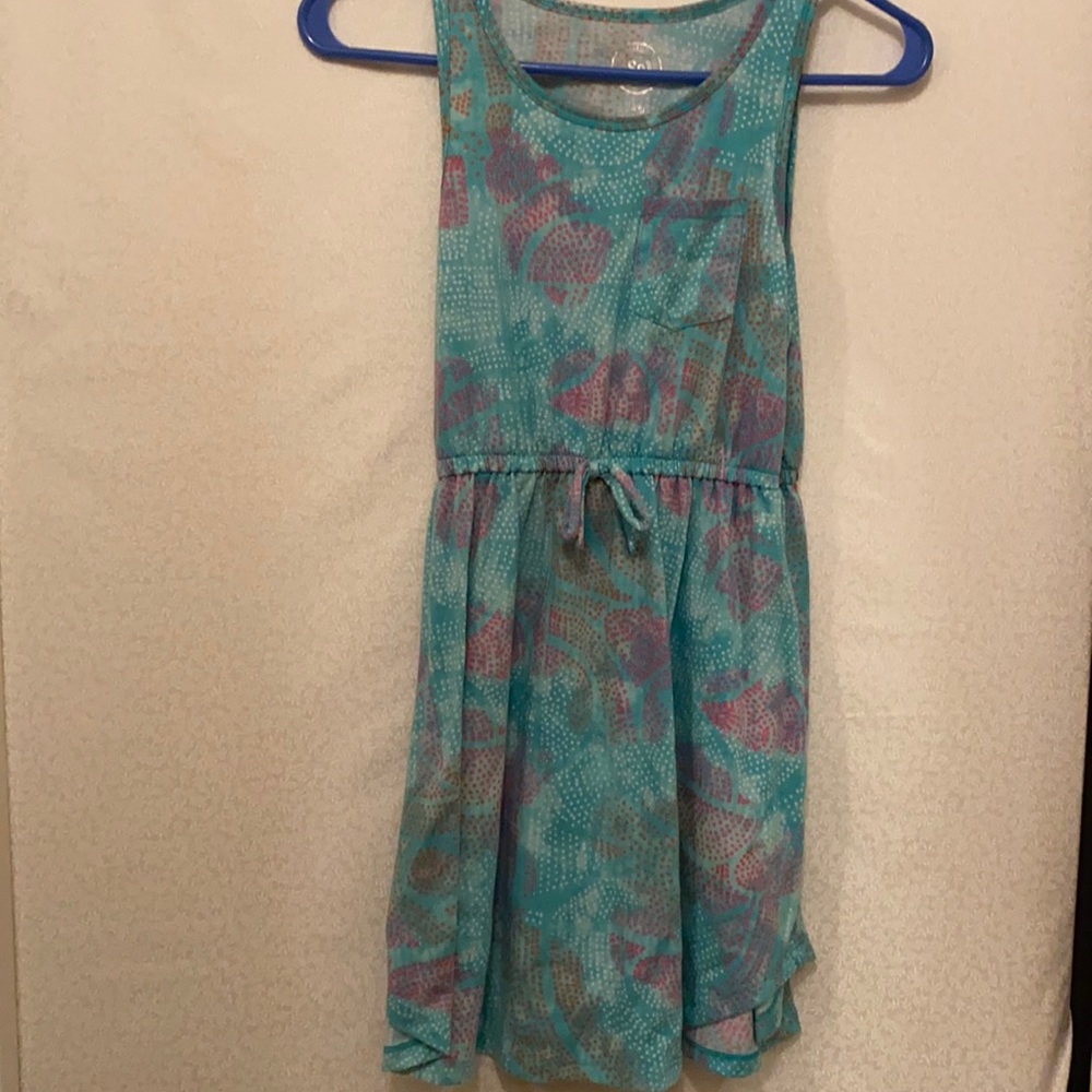 ❤️‍🔥4 for $20 Cute turquoise and pink girls dress